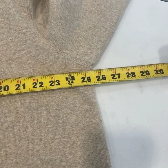 Woolrich QuarterZip Pullover Sweater Elbow Patch Tan Brown Mens Size XL - Picture 6 of 8